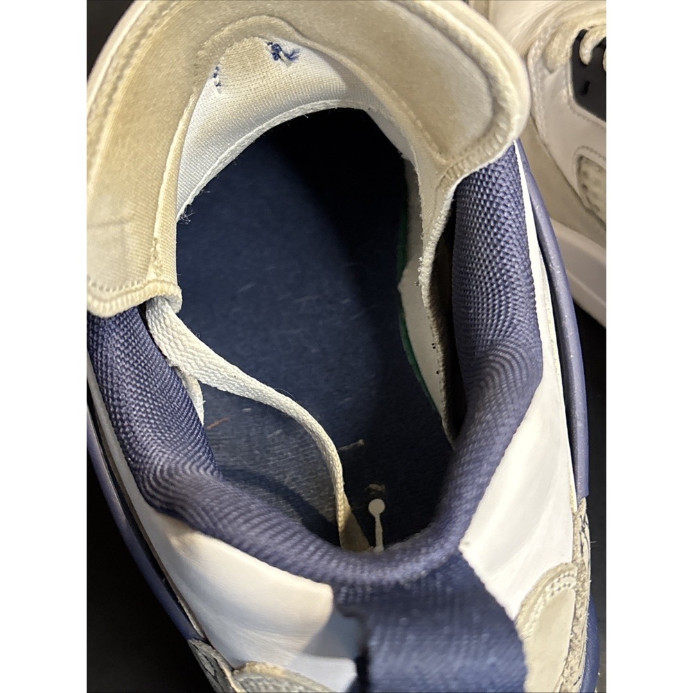 Size 8.5 - Air Jordan Spizike Low White Midnight Navy - Picture 16 of 16